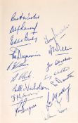 A Tottenham Hotspur team-signed copy of Alf Ramsey's 1952 book 'Talking Football',
signed in ink