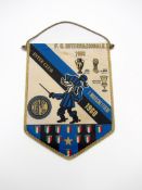 A 1982 FC Inter I.C. I Moschettieri pennant

Provenance: Former Director of the FC Inter & AC
