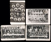 8 team-group postcards of West Country football clubs,
three for Bristol City, 1907-08, one