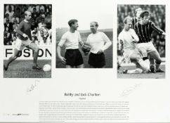 A Charlton Brothers double-signed limited edition photographic print,
with three photographs