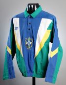 A Brazil training top early 1990s,
given by Rivelino to the musician and close friend Jim Capaldi,
a
