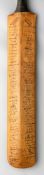 A signed cricket bat including the Gentlemen v Players XI's in 1912,
additionally signed by the