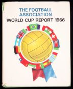 A superb official Report of the 1966 World Cup autographed extensively by the England team,
signed