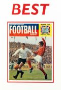 A Charles Buchan's May 1966 Football Monthly front cover double-signed by George Best and George