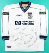 Mauricio Taricco: a team-signed white Tottenham Hotspur No.19 1999 Worthington Cup final jersey,