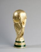 A replica of the World Cup Trophy,
a faithful replica made from the original casting, and very heavy