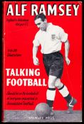 A signed copy of Alf Ramsey's book "Talking Football",
signed in blue ink to the front endpaper, a