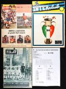 A group of magazines and newspapers with coverage of European Cup finals and semi-finals,
1. EC 1965