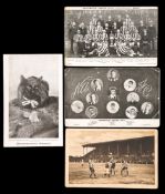 5 team-group postcards of Northern football clubs,
two for Newcastle United 1905 & 1905-06; two