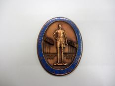 A Munich 1972 Olympic Games related bronze & enamel participant's plaque,
being a participant's