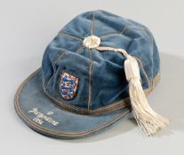 Sir Tom Finney: a blue England v Argentina international cap 1951,
Inscribed v ARGENTINE, 1951,