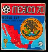 A near-complete album of Panini's first internationally marketed sticker album 'Mexico 70', 
lacking