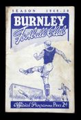 86 Burnley home programmes,
nine from season 1949-50, opposition comprising: Sunderland, Man City,