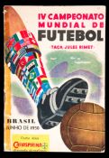 1950 World Cup programme Chile v Spain played at the Maracana, Rio de Janeiro, 29th June 1950,
Group