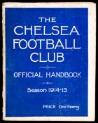 A Chelsea FC handbook season 1914-15,
in good condition

This book has been consigned to the auction