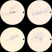 1977 Spanish Grand Prix F1 driver autographs,
a collection of 14 signatures, each on a single page