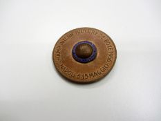 A bronze & enamel medal for the Military Boxing Championships in Naples 1956

Provenance: Torino