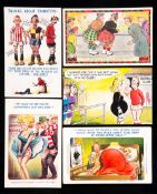 A collection of 32 football postcards,
issued in the 1950s and 1960s and the majority in the