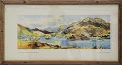 Carriage Print `Loch Katrine & Ben Venue, Perthshire` by Jack Meriott from the Scottish series. In