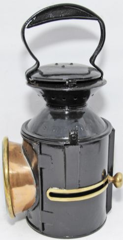 LNER, GER pattern Sliding Knob Handlamp dated 1939 and stamped `STOWMARKET 41`. Complete and