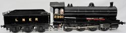 Live Steam 3½" Gauge of LNER Q6 locomotive  number 2601 in black livery. A well presented model that