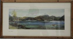 Carriage Print `Loch Lomond` by Frank Mason from the Scottish series. In an original type glazed