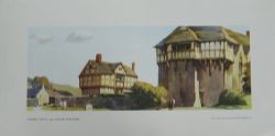 Carriage Print `Stokesay Castle, Nr Ludlow, Shropshire` by Frank Sherwin R.I. from the Western