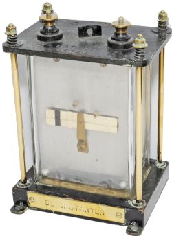 Tyers glass cased Fogman`s Repeater with original brass plate DOWN STARTER. Nicely cleaned.