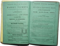 Eastern Counties Railway Company (and Great Eastern Railway) `Excursions And Special Arrangements