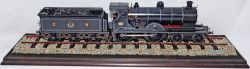 Gauge 1 Locomotive of 4-4-0 Caledonian Railways No 124. An extremely attractive and well constructed