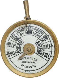 Ships Control Instrument manufactured by Cox & Co Falmouth