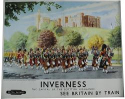 Poster, BR `Inverness - The Capital of the Scottish Highlands` by Lance Cattermole, quad royal