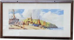 Carriage Print, `Hastings Sussex` by Frank Sherwin. In an original glazed frame. In excellent
