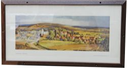 Carriage Print `Lastingham, Yorkshire` by Freda Marston from the LNER Series. In an original type