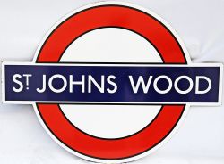 London Transport Target `ST JOHNS WOOD`. A Jubilee Line station between Swiss Cottage and Baker