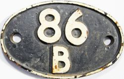 Shedplate 86B Newport Pill until June 1963 and then Ebbw Junction until May 1973. Face restored,
