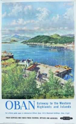 Poster `Oban - Gateway To The Western Highlands and Islands` by McIntosh Patrick, double royal