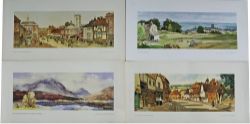 Carriage Prints, qty 4 comprising: `West Wycombe, Buckinghamshire` by Horace Wright; `Loch Linnhe