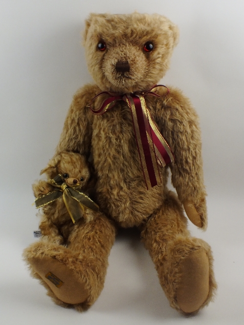 A large Merrythought mohair teddy bear, 'Alpha Sunkissed Gold', a limited edition number 39 from