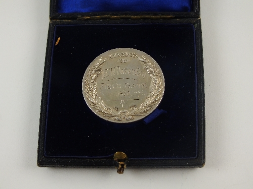 A silver medal awarded from the Shropshire and West Midland Agricultural Society to Alfred Darby - Image 2 of 2
