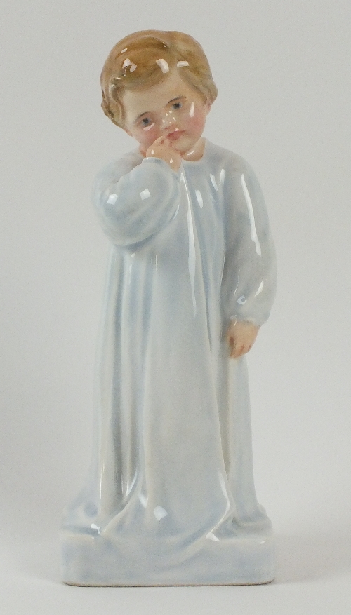 An early Royal Doulton figure, HN1, 'Darling', by Charles Vyse, the very first HN number to be