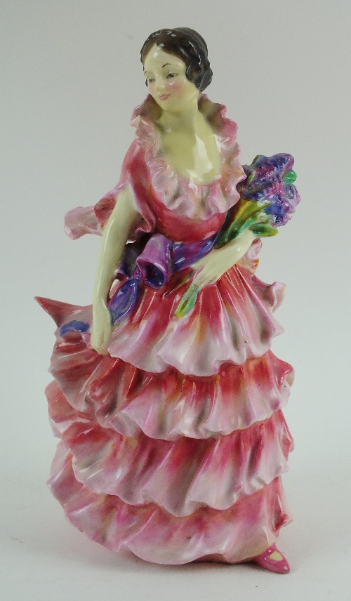 A Royal Doulton figure, 'Pamela', HN1564, designed by Leslie Harradine, issued 1933-1937, printed