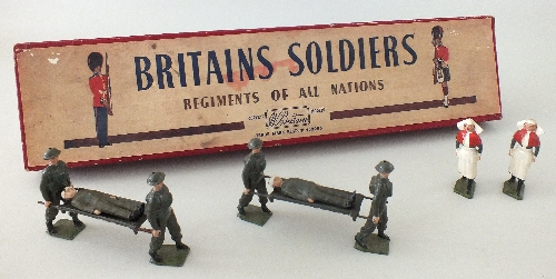 A Britain's boxed set, No.1723 a 'Royal Army Medical Corp' set, a ten piece set comprising two