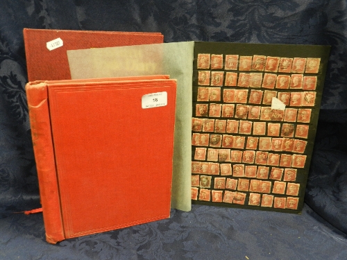 A stock sheet of Victorian Penny Reds; together with a Simplex Junior Album;