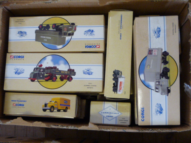 Diecast Vehicles. Twenty five Corgi Classic Commercial models, boxed, E