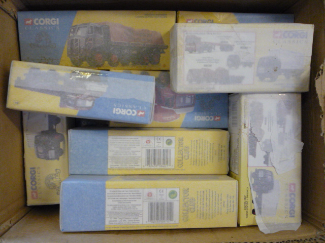 Diecast Vehicles. Thirty five Corgi Classics Commercial models, boxed, most with tissue covers, E-M