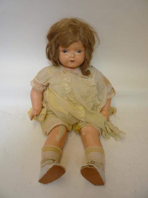 An Averill Madame Hendren "Mae Starr" Dolly Rekord phonograph doll, c.1925, with composition head