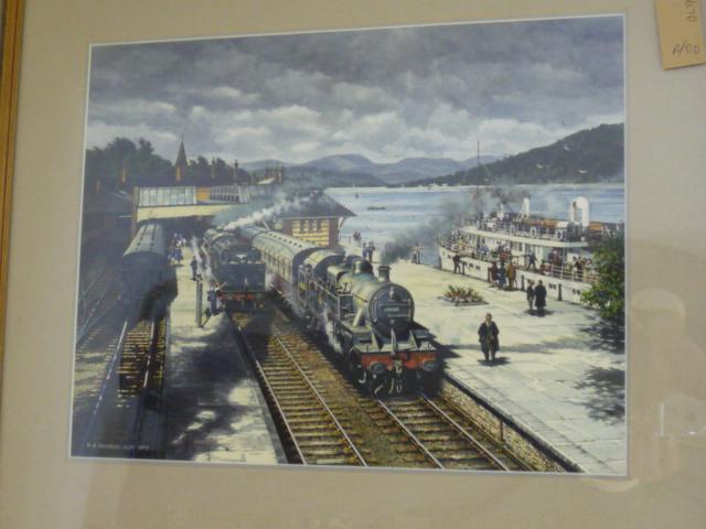 Larger Scale Models & Railway Items. R.A. Marshall, "Branch Line Prepares to Leave Windermere
