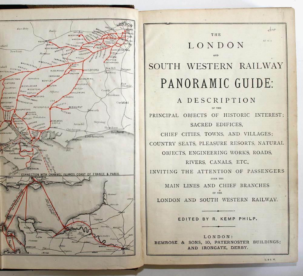 Larger Scale Models & Railway Items. One volume "English Railways Panoramic Guide" edited by R