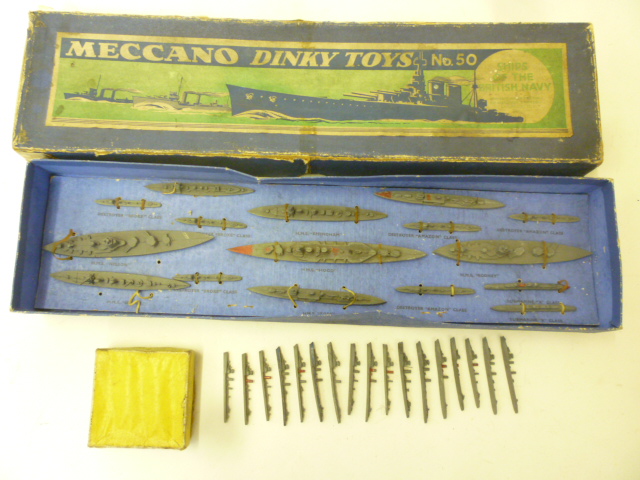 Diecast Vehicles. GS50 Ships of the British Navy, boxed (including two extras), F-G, and a dealer